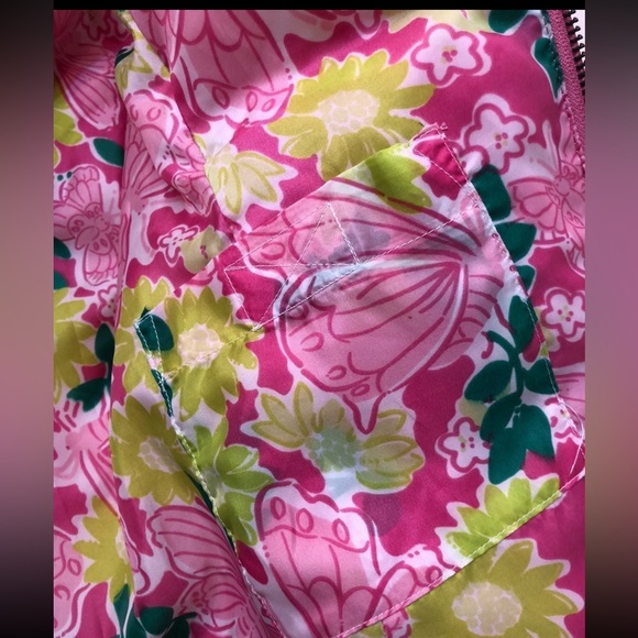 NWT LILLY PULITZER PUFFER VEST PINK L - Picture 7 of 7